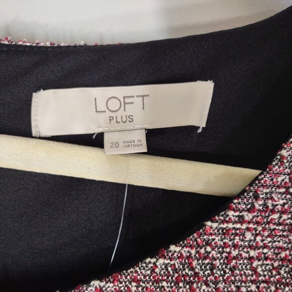 Loft Plus Textured Dress, NWT, Size 20 - Picture 5 of 5